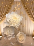 Kwiaty giganty - bukiet 3 sztuk peonie