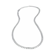 naszyjnik dla mężczyzn stylowy i elegancki Breil SILVER color with N
