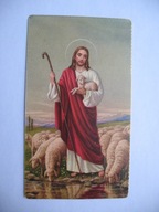 TARNÓW KSIĘŻA SERCANIE JEZUS DOBRY PASTERZ stary ŚW. OBRAZEK 1986