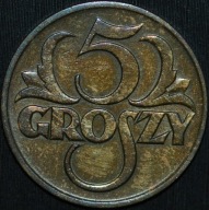 5 groszy 1923 - piękny egzemplarz