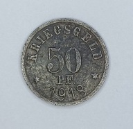 GRUNBERG - ZIELONA GÓRA - 50 pfennig 1918 - żelazo / magnetyczna