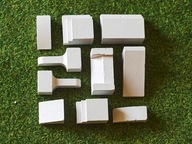 Cegiełki gipsowe BLANKI I GZYMS forma 03