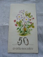 W DNIU 50 URODZIN KARNET