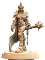 Daughter of Crimson Blade Morningstar Wojowniczka Pinup D RPG Druk 3D NSFW