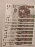 10 zł 2025 seria CL banknot UNC do wyboru