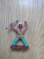 Indianin PRL lata 80 strzelba i pióropusz