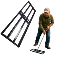 RĘCZNY NIWELATOR TERENU 90cm LEVELAWN, LEVEL RAKE GRABIE TRAWNIK
