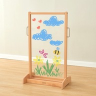 DWUSTRONNA TABLICA DO MALOWANIA | SZTALUGA AKRYLOWA PRZEZROCZYSTA