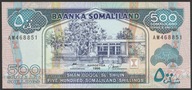 Somaliland 500 shilling 1996 - AM - stan bankowy UNC