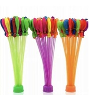 DUŻY ZESTAW BALONÓW WODNYCH NAPEŁNIANIE BOMBY NA WODĘ 111 SZTUK