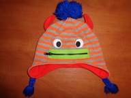 NEXT super czapka z pomponem i rogami obw 50-52cm