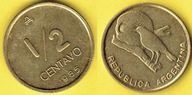 ARGENTYNA 1/2 Centavo 1985 r.