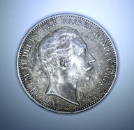 Cesarstwo Niemieckie, 3 marki, 1909r. - A - Ag 16