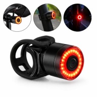 LAMPKA ROWEROWA TYLNA LED STOP CZUJNIK HAMOWANIA ZMIERZCHU USB