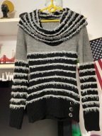 R JANE Norman M szaro czarny ciepły zimowy rarytas