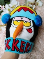 czapka zimowa dla chłopca Lekker pingwin nos 3D