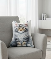 Poduszka kształtka przytulanka kotek 40cm