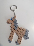 Brelok z koralików HAMA handmade koń konik