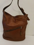 ITALY TOREBKA WOREK SHOPPER SKÓRZANA ORYGINAL HOBO