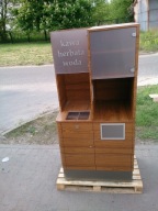 Szafa/ kawiarka kolor orzech wys 200 szer 110 x głeb 70