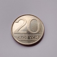 Monety PRL 100 zł 1990, 20 zł 1984 i 1988 rok , stan zbliżone do menniczych