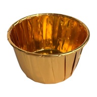 PAPILOTKI do MUFFINEK BABECZEK ZŁOTE 50 szt SZTYWNE KUBECZKI FOREMKI