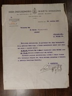 Kasa Oszczędności Miasta Krakowa - XX lecie międzywojenne