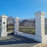 OGRODZENIA DWORKOWE ,BETONOWE,BONIOWANE,SŁUPY