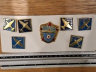 Lotnictwo samolot pilot znaczki odznaki