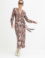 Hit !_NOWA oryginalna LUKSUSOWA sukienka z paskiem_WYGODNA_stylowa r.44/46