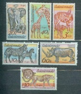 Czechosłowacja** Praskie ZOO Mi 2345-50