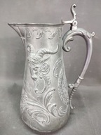 Piękny stary dzban cynowy - bardzo duży