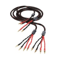 Kabel głośnikowy HiFi Bi-wire z wtykami bananowymi, złącze 2/4 , 16/4.5 mm