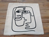 POSZEWKA NA PODUSZKĘ ZAMEK BŁYSKAWICZNY 43 x 45