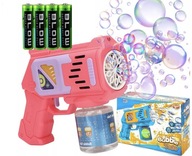 MASZYNA DO BANIEK PISTOLET NA BAŃKI NA BATERIE + PŁYN + 4 baterie