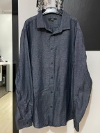 O Koszula George popiel melanż duża 2XL