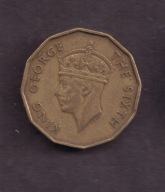 Fidżi Fiji - 3 Pens 1952 rok