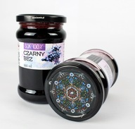 2 x Sok z owoców czarnego bzu z sokownika 280 ml ZERO CUKRU