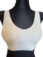 Praktyczny stanik biustonosz gładki sportowy r. M/L