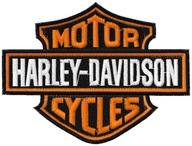 Termo Naszywka Harley Davidson Logo Haftowana Motor