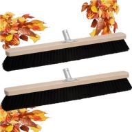 MIOTŁA SZCZOTA UNIWERSALNA DO ZAMIATANIA DREWANIANA SOLIDNA MOCNE WŁOSIE