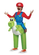Kostium Nadmuchiwany / Super Mario Riding Yoshi / Strój Karnawałowy / 6+