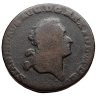 Trojak 1791 Warszawa TROIAK Z MIEDZI KRAIOWEY Stanisław August Poniatowski