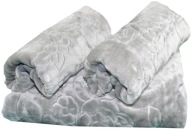 Komplet narzut Elway akryl 160 cm x 210 cm szary jasny