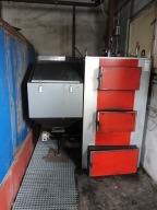 Używany piec, kocioł DRAGON DUO V 150 kW na groszek, ekogroszek