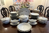 Rosenthal Viktoria przedwojenny śnieżnobiały obiadowy 10os