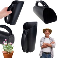 OGRODOWA NABIERACZKA DO ZIEMI PIASKU NAWOZU CZARNA LEKKA SZUFELKA