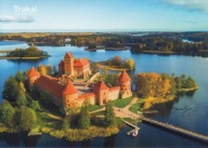 LITWA - TRAKAI - TROKI - ZAMEK - Z LOTU PTAKA