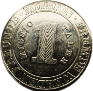 Żeton misyjny, a nie oficjalna waluta dla Sri Lanke misyjną z Niemiec,