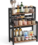 PÓŁKA KUCHENNA STOJĄCA ORGANIZER NA BLAT NA PRZYPRAWY I AKCESORIA 3 POZIOMY